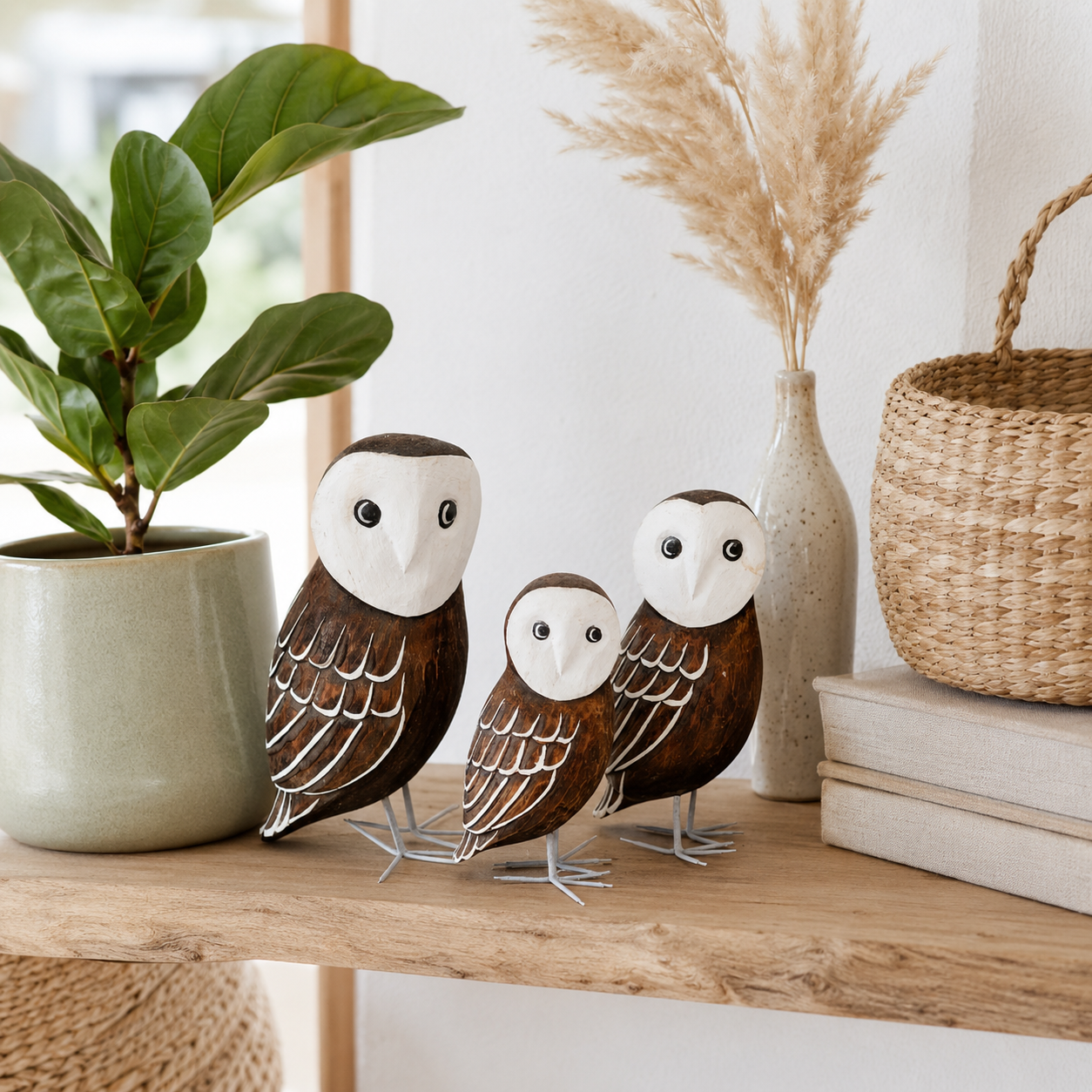 Owls Sitting