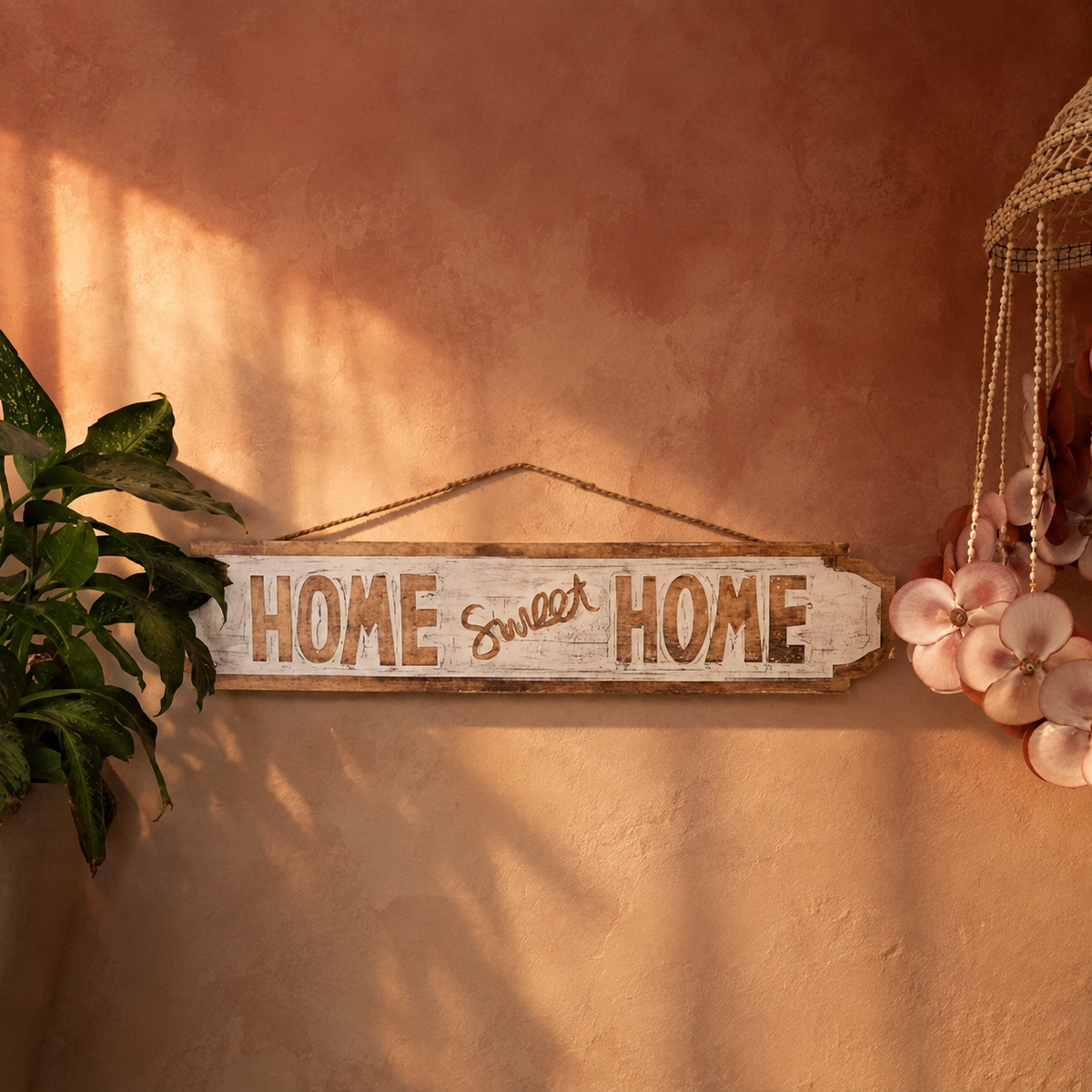 "Home Sweet Home" Arrow Sign