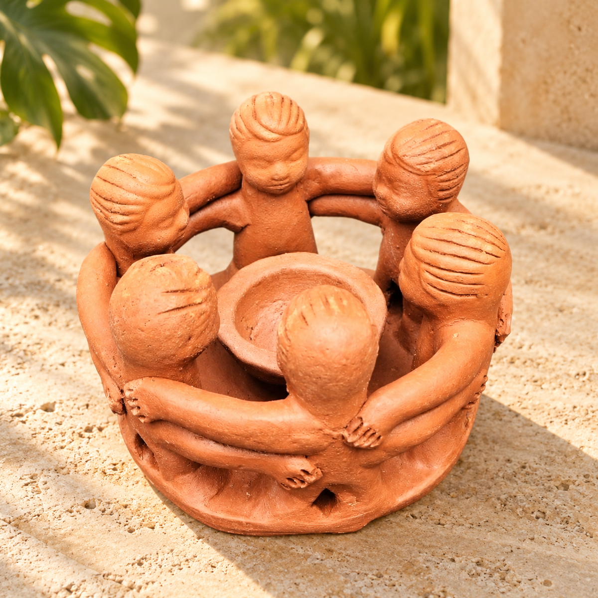 Circle of Six Men — Terracotta