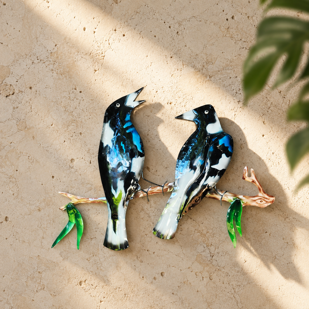 Magpie Pair Wall Art