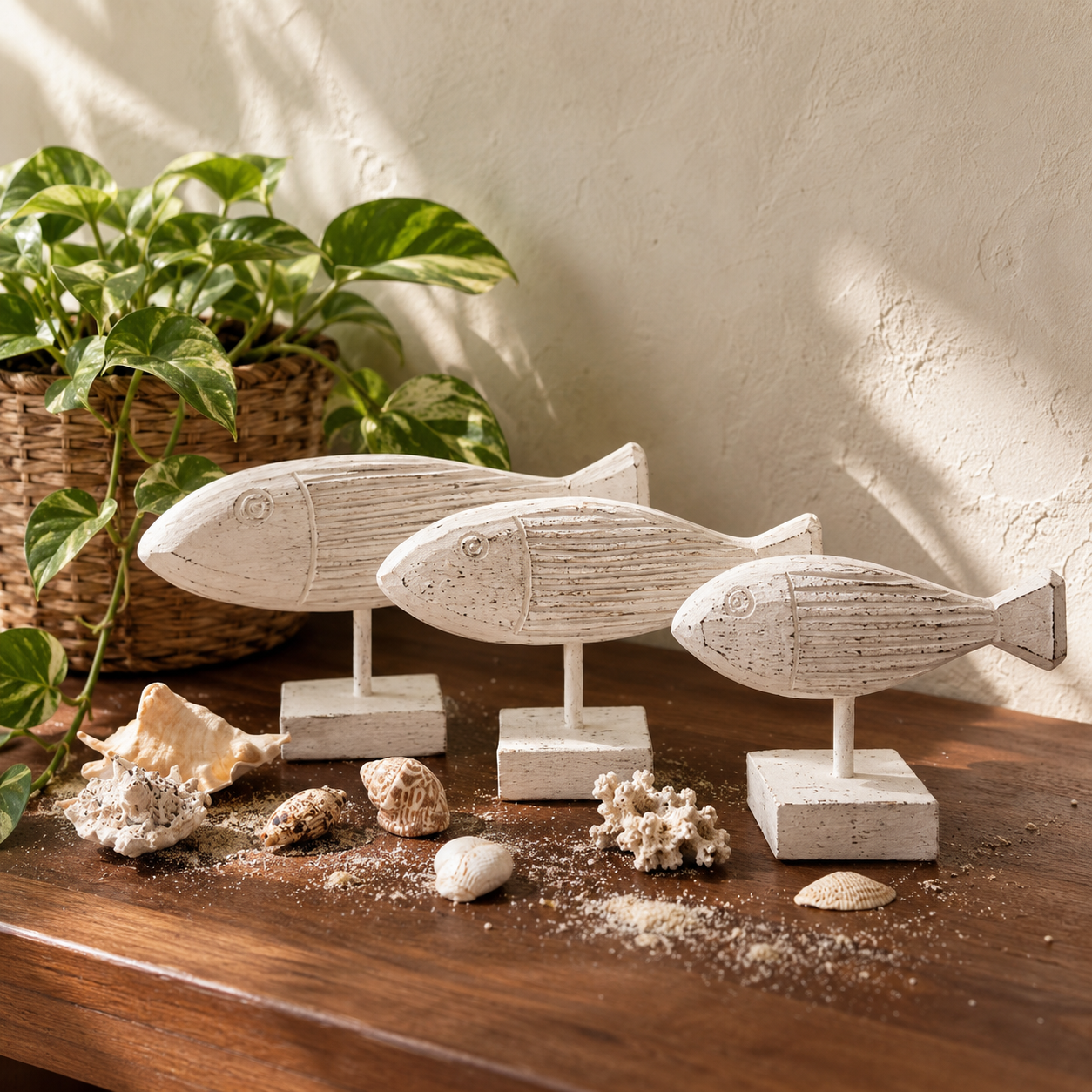 Streamlined Fish on stands