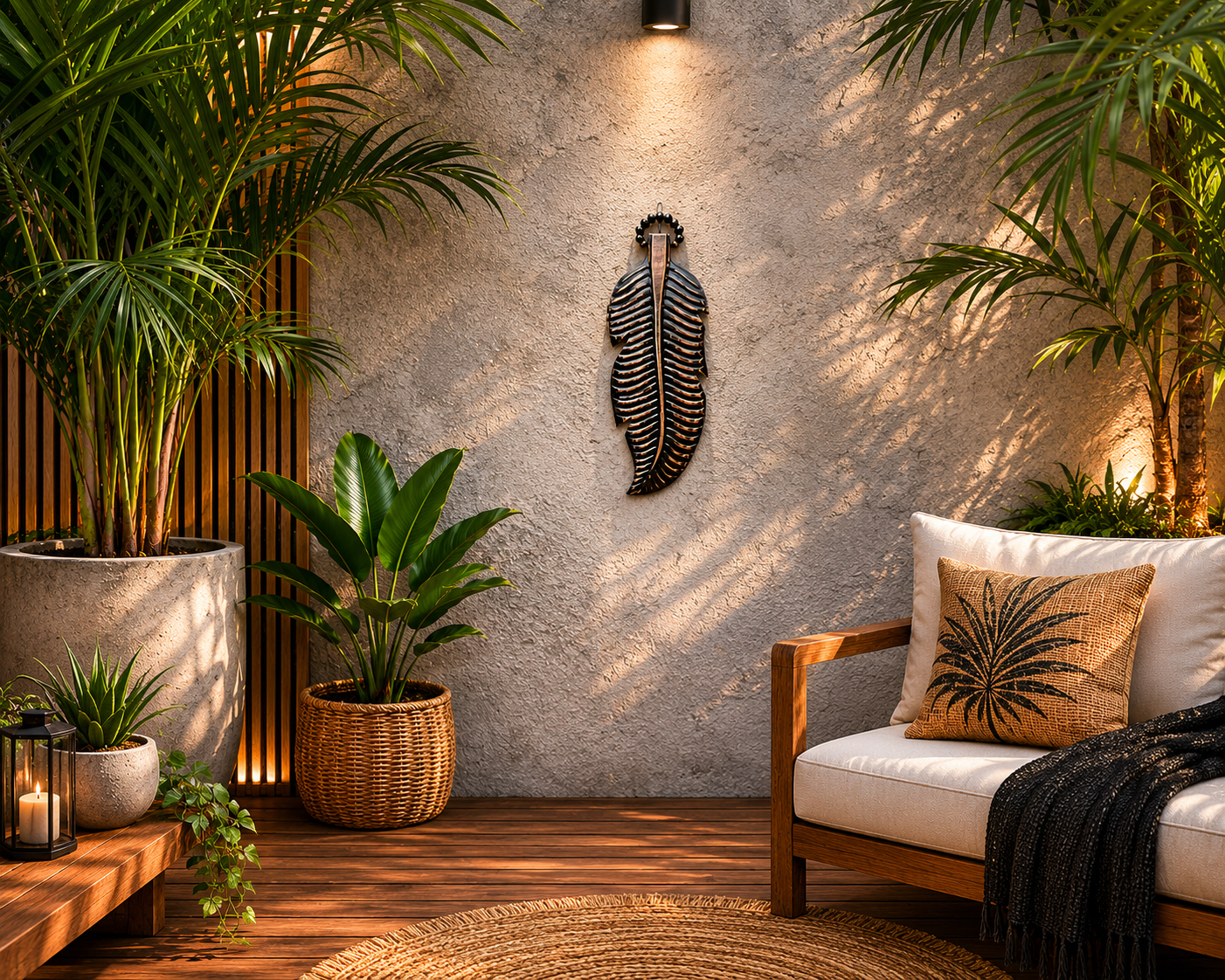 Banana Leaf Wall Plaque