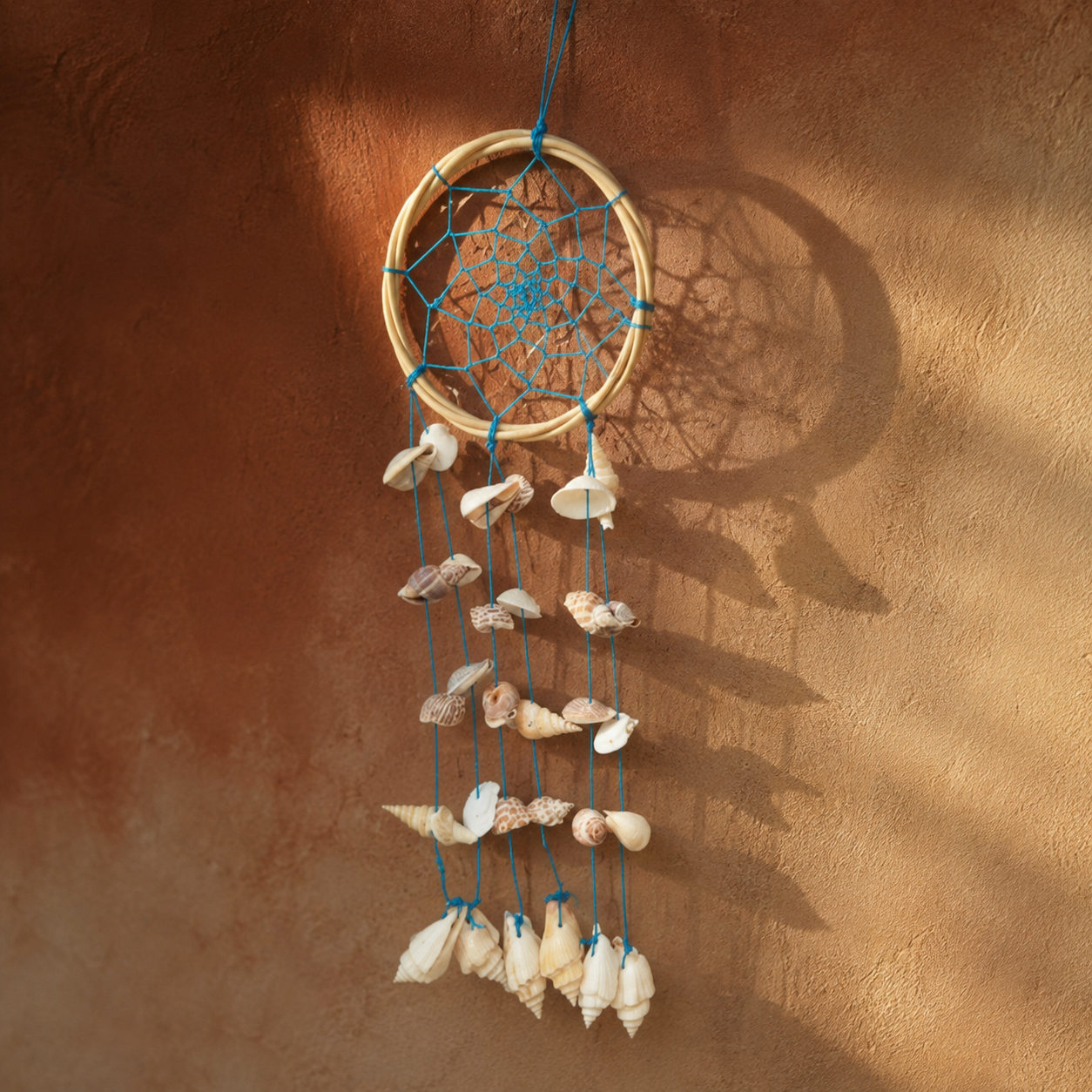 Shell Dreamcatcher — Turquoise Web