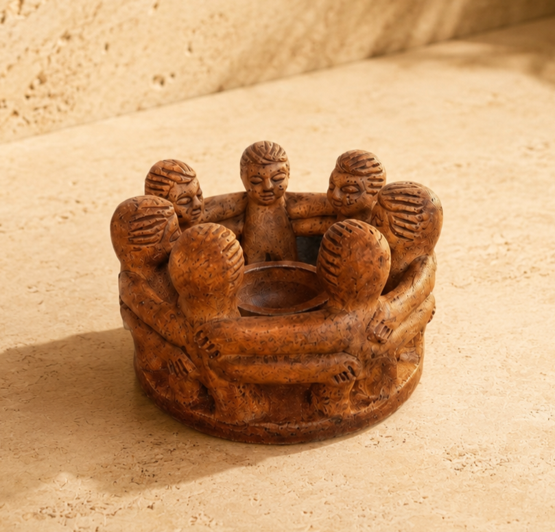Circle of Seven Men — Tealight Holder