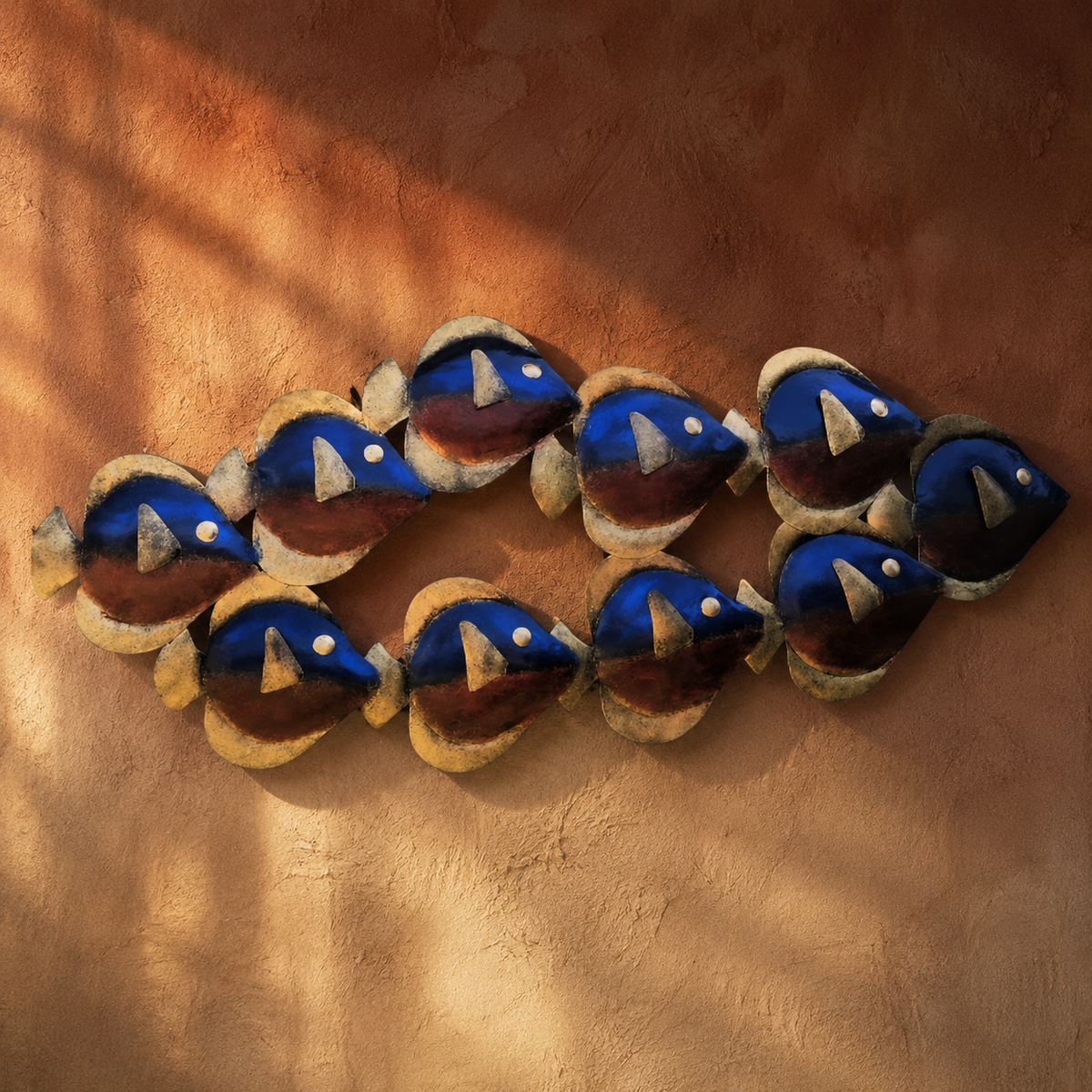 School of Fish Metal Wall Art