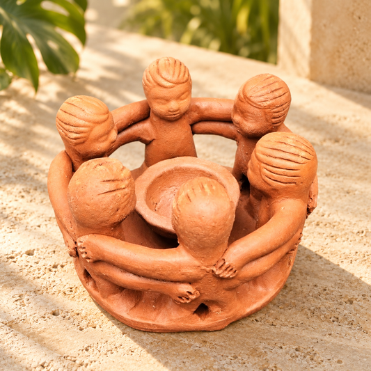 Circle of Six Men — Terracotta