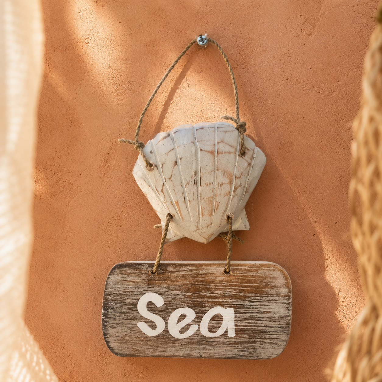 "Sea" Shell Hanging Sign