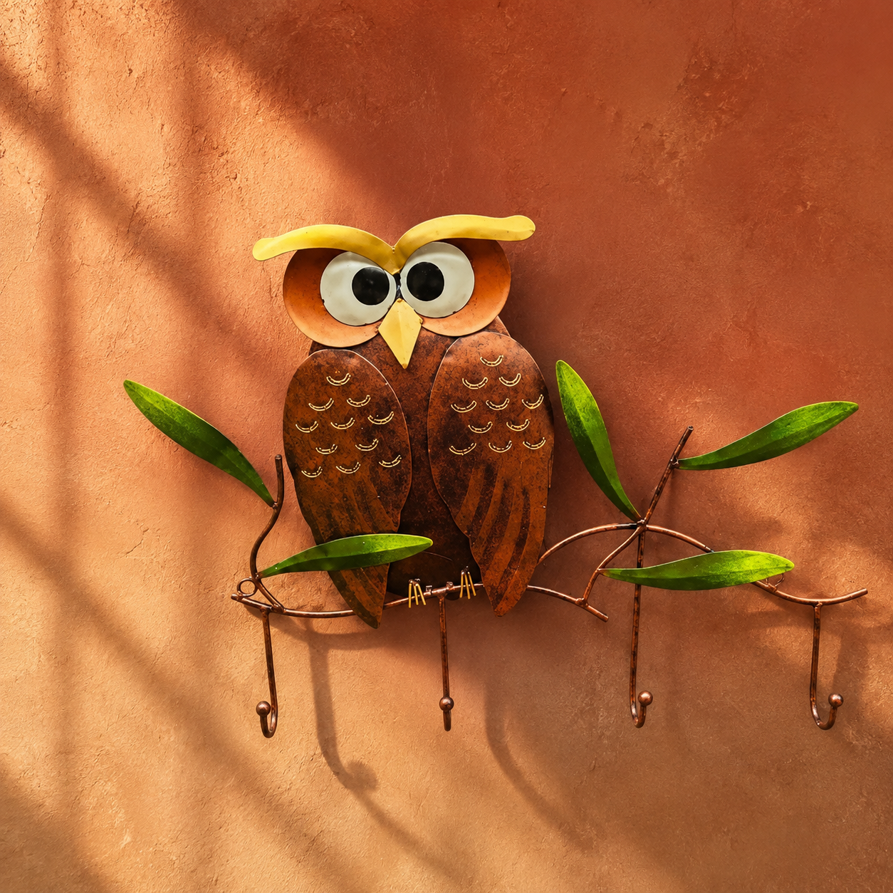 Owl Wall Hook Rack