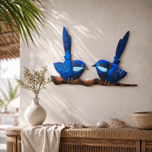 Blue Wren Wall Art