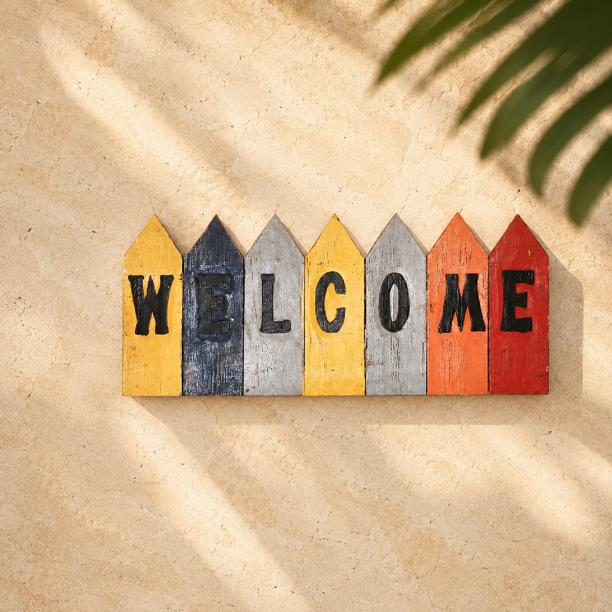 "Welcome" Picket Sign