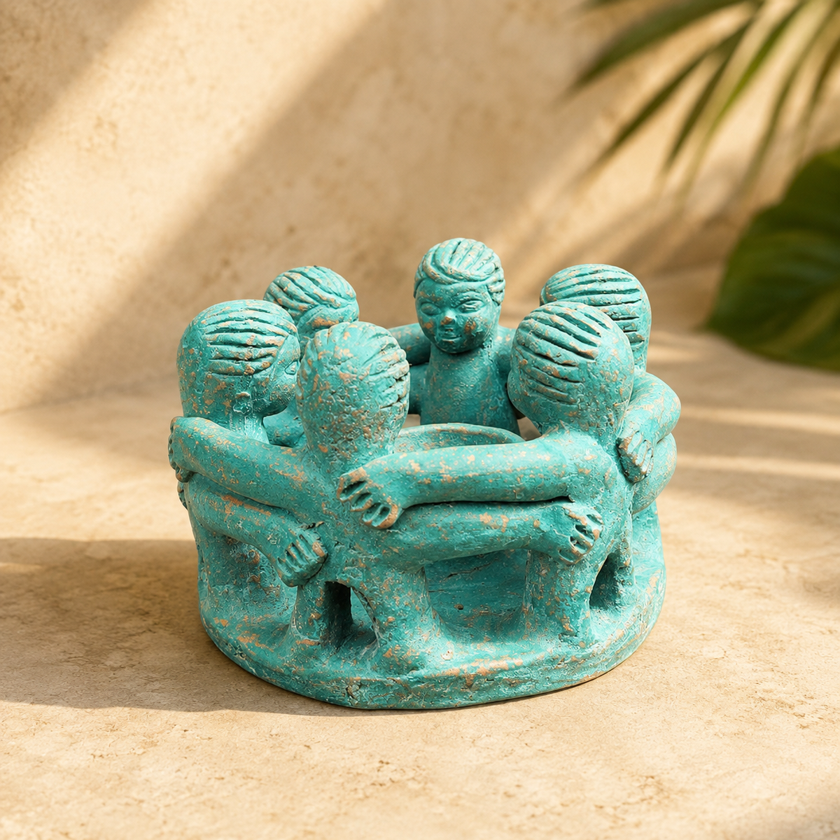 Circle of Six Men — Turquoise