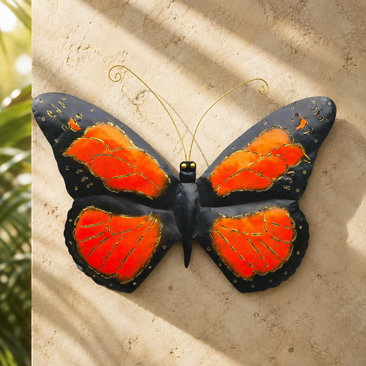 Monarch Butterfly Metal Wall Art