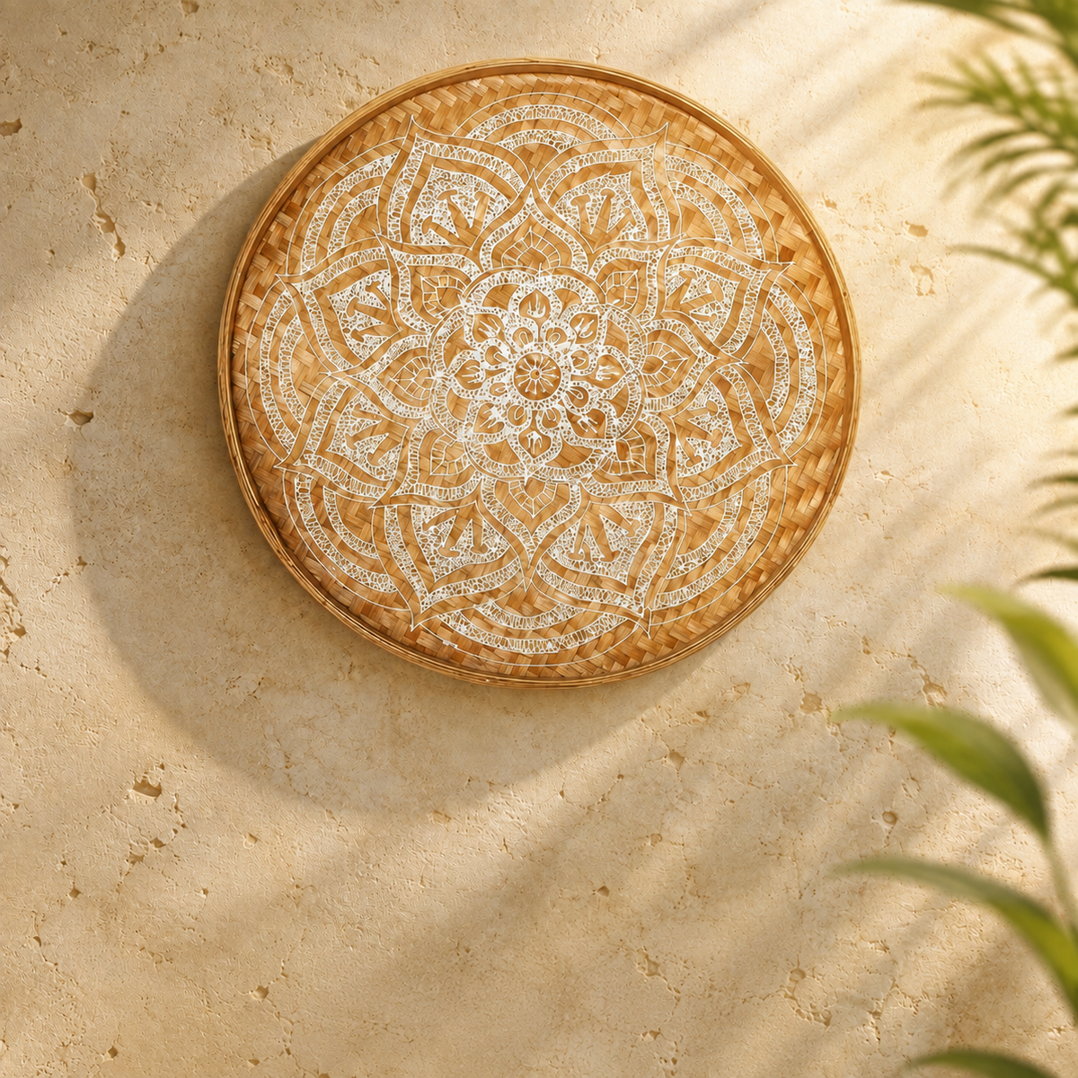 Woven Mandala Wall Disc