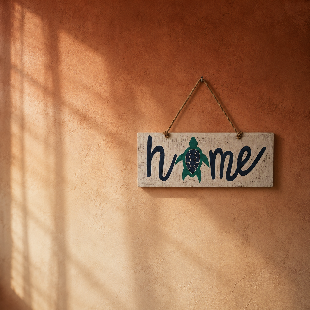 "Home" Turtle Hanging Sign