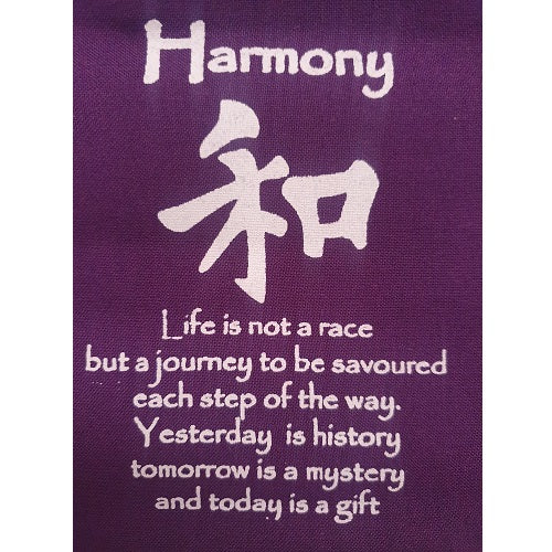 Six Virtues Affirmation Banner — Multicolor